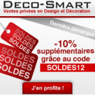 DECO-SMART : Les derniers codes promo décoration + produits soldés