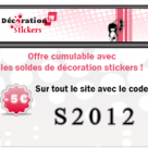 DECORATION STICKERS : Des nouveaux stickers + 5 euros de remise