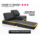 MADE IN DESIGN : La collection Dunlopillo fauteuil canapé sofa